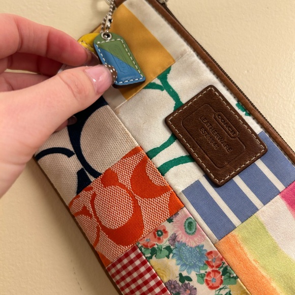 Coach Multicolor Patchwork Wristlet - Picture 2 of 4